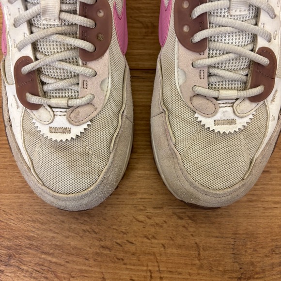 NIKE Air Max 90 Futura Shoes Mauve/Pink Women Size 8 Casual Running Athletic - Picture 6 of 12